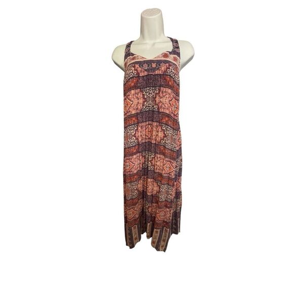 Lucky Brand Boho Tank Dress Paisley Women’s Size 1X - Picture 2 of 7